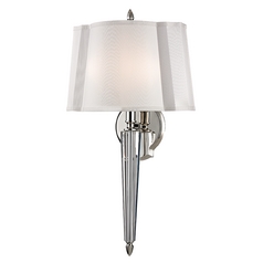 Oyster Bay Polished Nickel Sconce by Hudson Valley Lighting