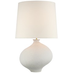 Aerin Celia Large Right Table Lamp in Marion White by Visual Comfort Signature
