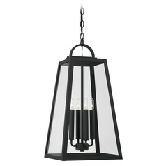 Leighton 23-Inch High Black Outdoor Hanging Light by HomePlace by Capital Lighting