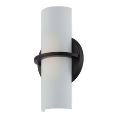 Modern LED Sconce Wall Light in Aged Bronze by Nuvo Lighting