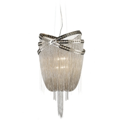 Wilshire Blvd. Polished Nickel Pendant by Avenue Lighting
