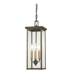 Casway Oil Rubbed Bronze with Gold Highlights Outdoor Hanging Light by Minka Lavery