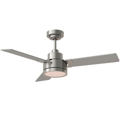 Jovie 44 LED Brushed Steel Fan by Generation Lighting Fan Collection