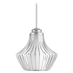 Finn Metallic Silver Mini Pendant by Progress Lighting