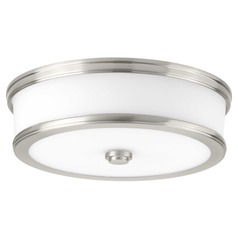Bezel LED Brushed Nickel LED Flush Mount 3000K 921LM by Progress Lighting