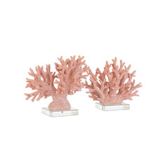 Fire Coral Sculpture Set of 2 by Currey & Company