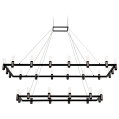 Altamont Matte Black & Satin Nickel LED Linear Light by Eurofase Lighting