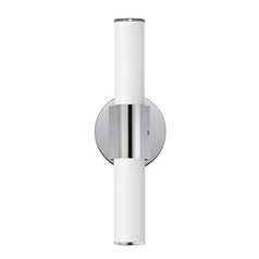 Tubo Polished Chrome LED Vertical Bathroom Light by Maxim Lighting