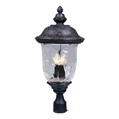 Carriage House DC Oriental Bronze Post Light by Maxim Lighting
