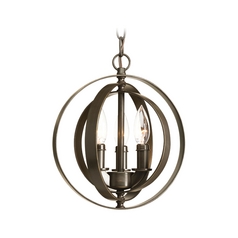 Equinox Pendant in Antique Bronze by Progress Lighting