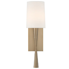 Trenton 18.5-Inch Wall Sconce in Aged Brass by Crystorama Lighting