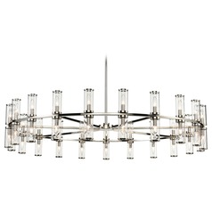 Revolve 60.38-Inch Chandelier in Polished Nickel by Alora Lighting
