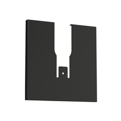 Continuum Track Cover Plate in Black by ET2 Lighting