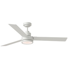 Jovie 58 Matte White LED Fan by Generation Lighting Fan Collection