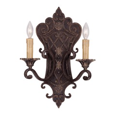 Southerby 2-Light Wall Sconce in Florencian Bronze by Savoy House