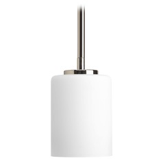 Replay Mini Pendant in Polished Nickel by Progress Lighting