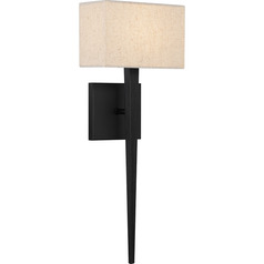 Rochell Sconce in Matte Black by Quoizel Lighting