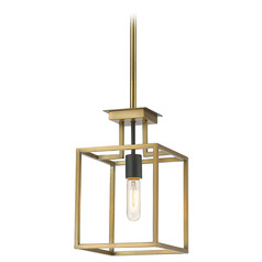 Quadra Olde Brass & Bronze Mini Pendant by Z-Lite