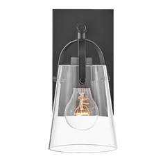 Foster Single Light Sconce in Black by Hinkley Lighting