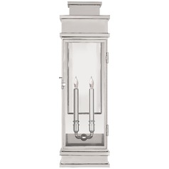 E.F. Chapman Linear Large Indoor Lantern in Nickel by Visual Comfort Signature