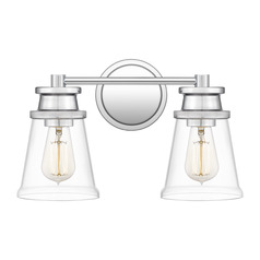 Haverfield Bathroom Light in Polished Chrome by Quoizel Lighting