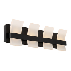 Cambridge 4-Light LED Vanity Light in Matte Black by Eurofase Lighting