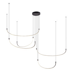 Kuzco Lighting Talis Black LED Multi-Light Pendant