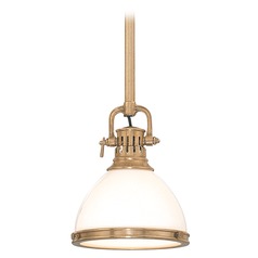 Randolph Pendant in Aged Brass by Hudson Valley Lighting
