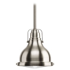 Coastal LED Mini Pendant in Brushed Nickel by Progress Lighting