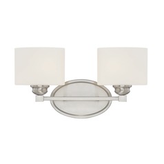 Kane 16-Inch Bath Light in Satin Nickel by Savoy House