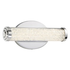 Diamonds LED Bathroom Light in Chrome by George Kovacs