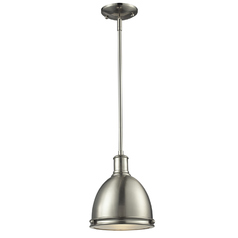 Mason Brushed Nickel Mini Pendant by Z-Lite
