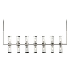 Revolve 47.25-Inch Linear Chandelier in Polished Nickel by Alora Lighting