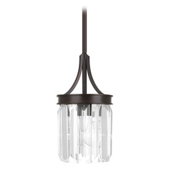 Glimmer Antique Bronze Mini Pendant by Progress Lighting