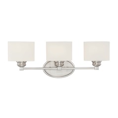 Kane 24-Inch Bath Light in Satin Nickel by Savoy House