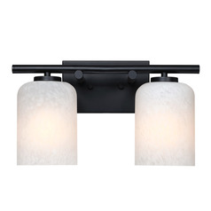 Bluestone Ridge 16-Inch Bath Light in Black by Designers Fountain