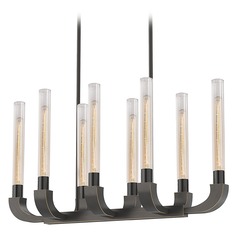 Flute Urban Bronze Linear Light by Alora Lighting