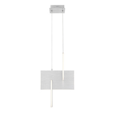 Coburg 23-Inch LED Pendant in Anodized Silver by Eurofase Lighting