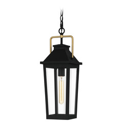 Buckley Matte Black Outdoor Hanging Light by Quoizel Lighting