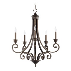Bryant Oiled Bronze Chandelier by Quorum Lighting