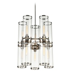 Revolve II Polished Nickel Chandelier by Alora Lighting