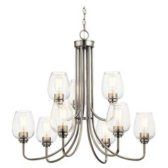 Valserrano 31.75-Inch Brushed Nickel Chandelier by Kichler Lighting