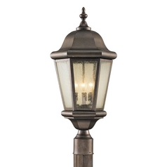 Martinsville Post Light in Corinthian Bronze by Generation Lighting