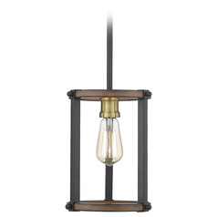 Kirkland Rustic Mahogany Mini Pendant by Z-Lite
