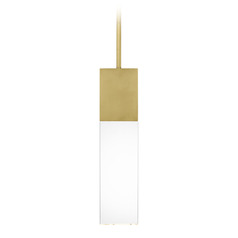 Kelly Wearstler Kulma 20-Inch LED Outdoor Wall Light in Brass by Visual Comfort Modern