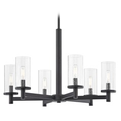 Napa 6-Light Chandelier in Matte Black by Design Classics