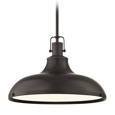 Nautical Bronze Pendant Light 15.63-Inch Wide