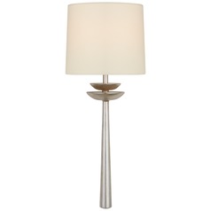 Aerin Beaumont Medium Tail Sconce in Silver Leaf by Visual Comfort Signature