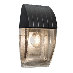 Besa Lighting Costaluz Aqua Black LED Outdoor Wall Light