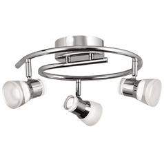 Afx Lighting Gage Polished Chrome LED Rail Kit